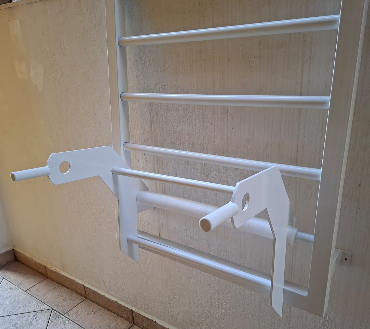 Suporte Móvel de Aço p/ Espaldar